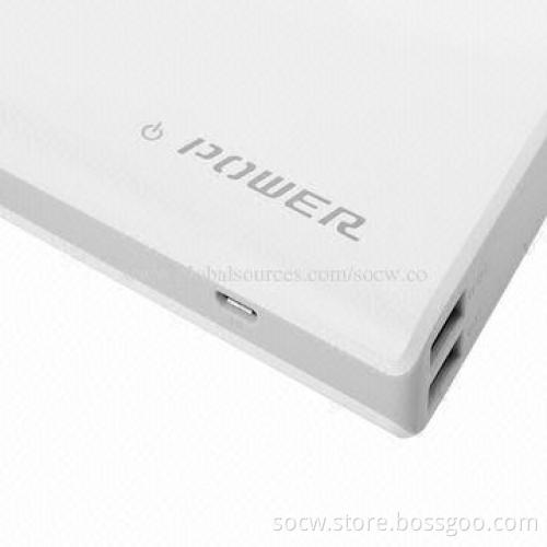 Emergency mobile phone chargers with double USB output and touch switch made in China